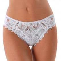 Slip dentelle unie Arum - T50/52 - Blanc - Sans Complexe - Blancheporte
