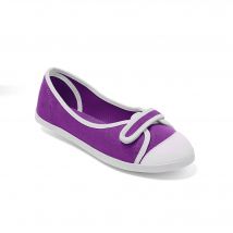 Ballerines toile - Violet - Taille 37 - Blancheporte