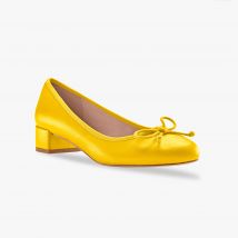 Ballerines petit talon - Jaune - Taille 36 - Blancheporte