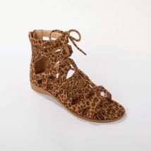 Sandales spartiate léopard - Autres - Taille 39 - Blancheporte
