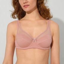 Soutien-gorge Generous en coton issu de l'agriculture biologique** - avec armatures - Rose - 95E - Dim - Blancheporte