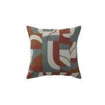 Housse de coussin imprimé "géométrique" - Blancheporte