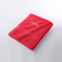 Serviette éponge personnalisable confort moelleux - Orange - Coton - Colombine - Blancheporte
