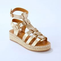 Sandales style spartiates multibrides - Or - Taille 36 - Blancheporte