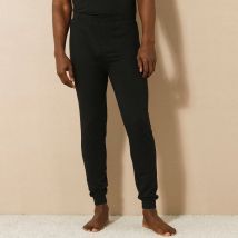 Caleçon long molleton - lot de 2 - TM - Noir - Thermoperle - Blancheporte