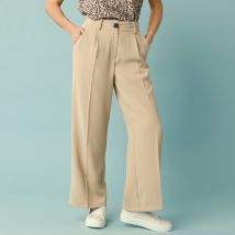 Pantalon large fluide Spécial Petites - Beige - 34 - Blancheporte