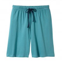 Short de pyjama coton - Bleu - Taille 4xl - Coton/jersey - Blancheporte