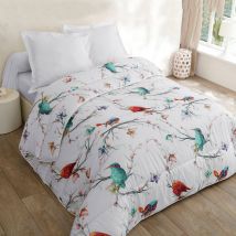 Couette coton imprimée Oiseaux 400 g/m2 - Blancheporte