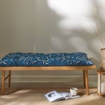 Long coussin de sol imprimé feuillage - Blancheporte
