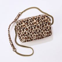 Sac avec chaîne, imprimé léopard - Blancheporte