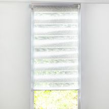 Store enrouleur jour/nuit motif feuilles - Blancheporte