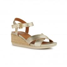 Sandales compensées Ischia Corda - Or - Taille 39 - Geox - Blancheporte