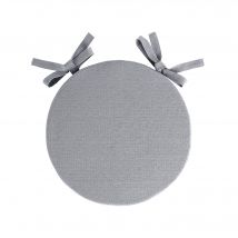 Coussin d'assise uni rond bachette - Blancheporte