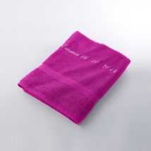 Serviette éponge personnalisable confort moelleux - Rose - Coton - Colombine - Blancheporte