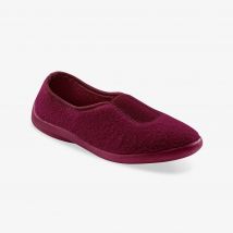 Chaussons ballerines unis - polaires élastiquées - Violet - Taille 40 - Blancheporte
