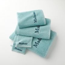 Collection serviettes de bain 420 g/m² brodées "MADAME" - Blancheporte