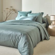 Linge de lit satin uni - Vert - Coton/satin/satin De Coton - Colombine - Blancheporte