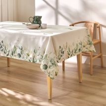 Nappe anti-taches imprimé végétal - Blancheporte