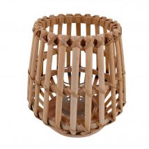 Lanterne photophore en bambou - Blancheporte