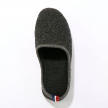 Mules homme Airplum , semelles Airflex laine majoritaire - Gris - Taille 43 - Blancheporte