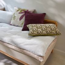 Long coussin de canapé chenille - Blancheporte