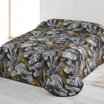 Couette microfibre imprimé feuillage 200 g/m² - Blancheporte