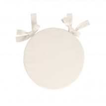Coussin d'assise uni rond bachette - Blancheporte