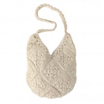 Sac crocheté en coton - Blancheporte