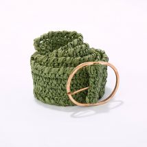 Ceinture tressée à boucle ovale - Blancheporte