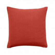 Housse de coussin unie bachette - Orange - Coton - Colombine - Blancheporte