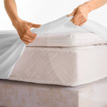 Protège-matelas molleton imperméable housse pour matelas épais - Blancheporte