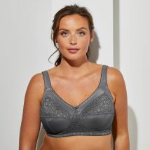 Soutien-gorge grand maintien - sans armatures - Gris - 105D - Blancheporte