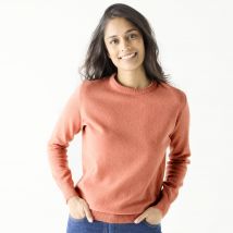 Pull col rond, laine d'agneau - Blancheporte