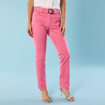 Pantalon droit, Spécial Petites - Rose - 34 - Blancheporte