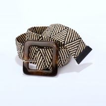 Ceinture élastiquée bicolore - Blancheporte