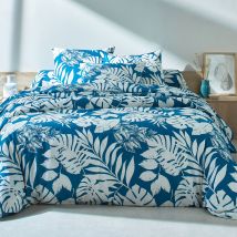Linge de lit Paddy imprimé feuillage, coton - Blancheporte