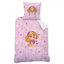 Parure de lit Stella coton - Rose - Coton - Patpatrouille - Blancheporte