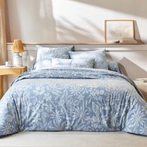 Linge de lit Céline en flanelle imprimé floral - Blancheporte