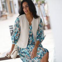 Gilet sans manches - Taille 52 - Écru - Blancheporte