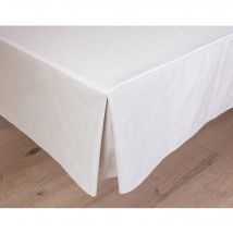 Cache-sommier effet lin coton - Blancheporte