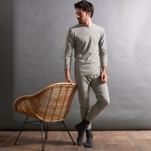 Caleçon long Thermoperle coton - lot de 2 - Gris - Taille M - Coton - Thermoperle - Blancheporte