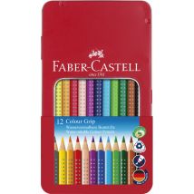 FABER-CASTELL Dreikant-Buntstifte Colour GRIP, 36er Etui
