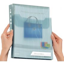 LEITZ Sicht-/Prospekthülle CombiFile Maxi, A4, PP, blau