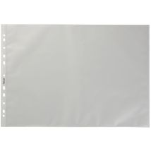 HETZEL Prospekthülle Standard, A3 quer, PP, genarbt, 0,08 mm