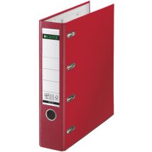 LEITZ Plastik-Doppelordner, für 2 x A5 quer, 75 mm, rot