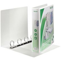 LEITZ Präsentations-Ringbuch, A4 Überbreite, weiß, 4 D-Ring