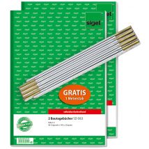 sigel Formularbuch , Bautagebuch, , A4, + GRATIS Zollstock
