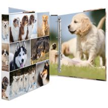 HERMA Ringbuch , Hunde, , DIN A4, 4-Ring-Mechanik
