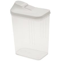 keeeper Schüttdose , paola, , 0,75 Liter, weiß / transparent
