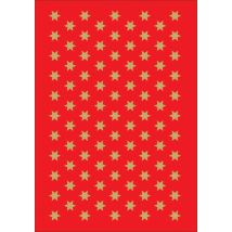 HERMA Weihnachts-Sticker DECOR , Sterne, , 6 mm, gold